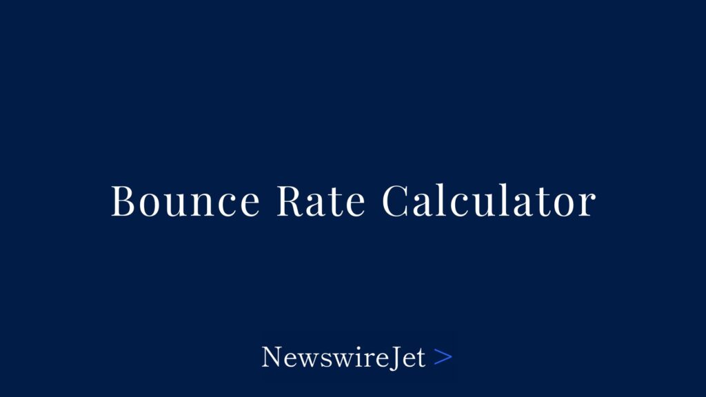Bounce Rate Calculator