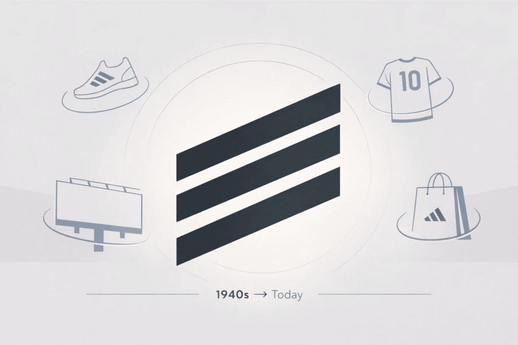 Evolution of an iconic brand: from 1940s to today's sleek design.