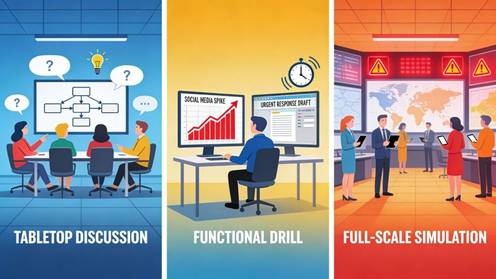 Testing, Storing, & Updating Crisis Plan for Real Readiness