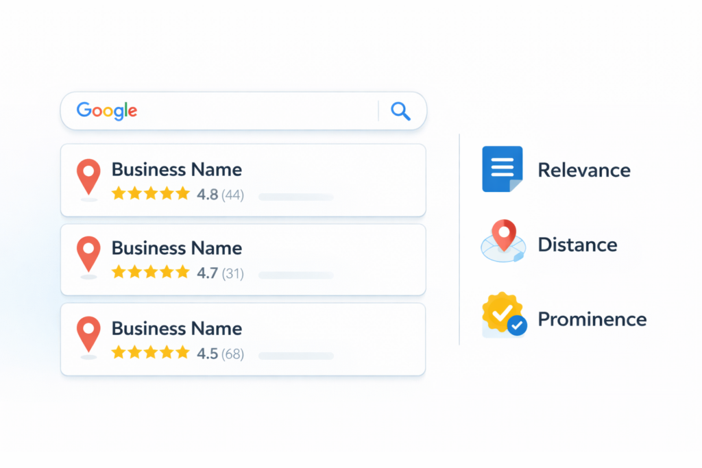 Enhancing local business reputation through search: Strategies for boosting visibility, ratings, and customer trust.