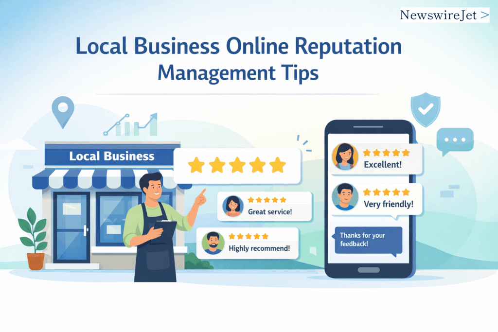 Managing local business online reputation: Strategies for building trust and credibility.